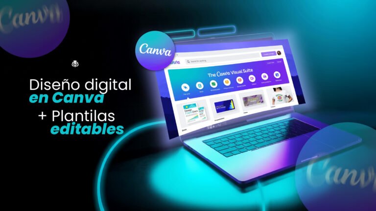 Diseño digital en Canva + plantillas editables