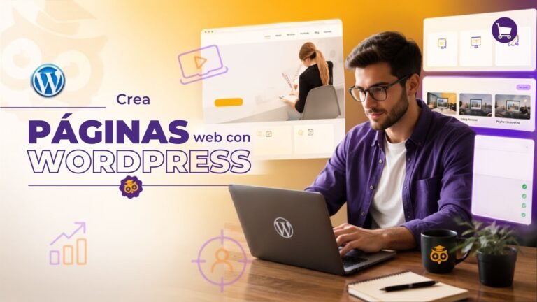 Crea páginas web con WordPress