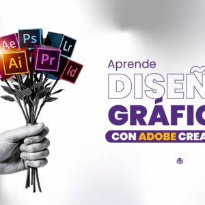Diseño gráfico con Adobe Creative (Pack 4 en 1)